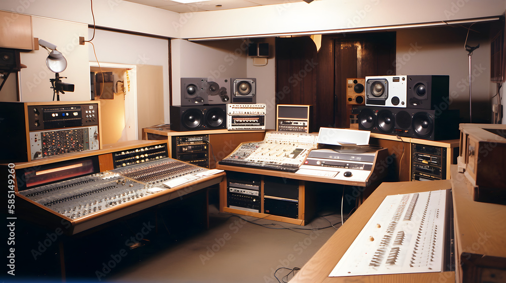 1980s recording studio 1980s recording studio
