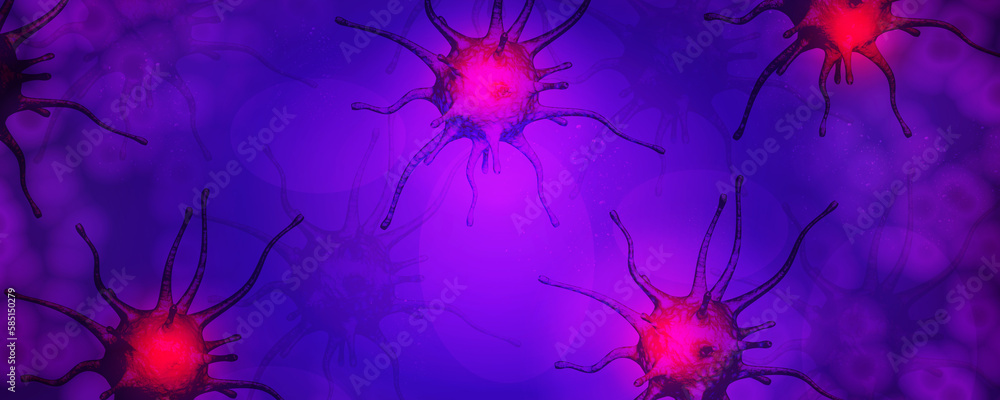 3d rendering Virus bacteria cells background
3d rendering Virus bacteria cells background
