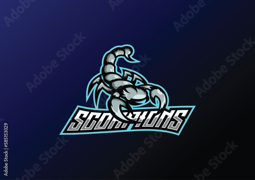 scorpions logo esport design mascot