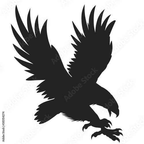 eagle silhouette vector