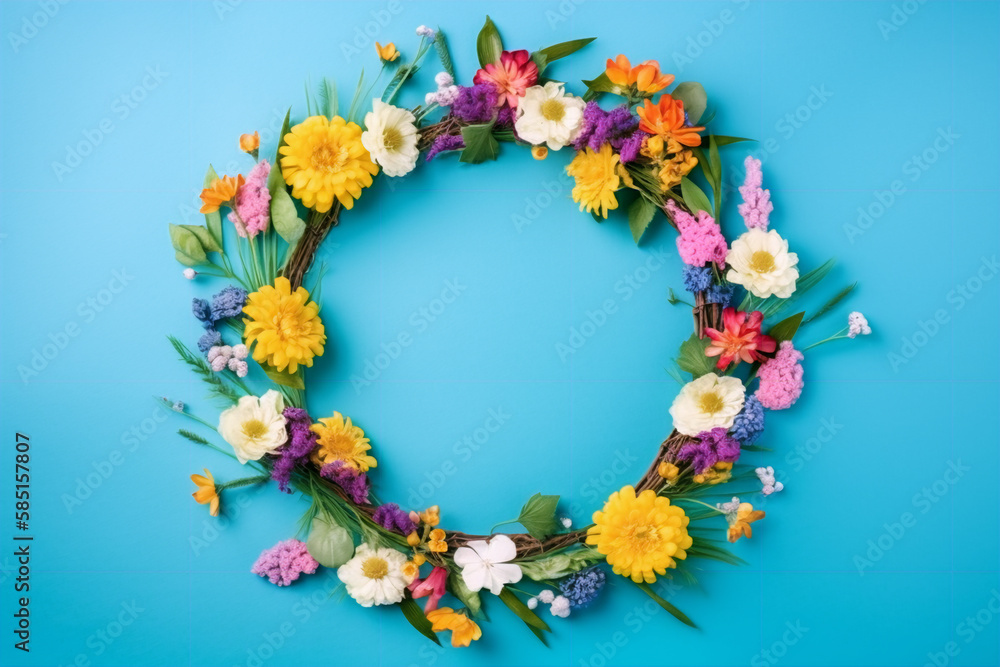 wreath from flowers