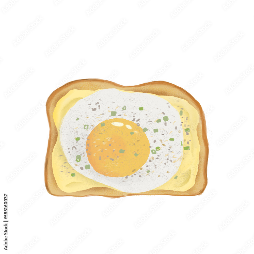 Breakfast toast #1 Breakfast toast #1