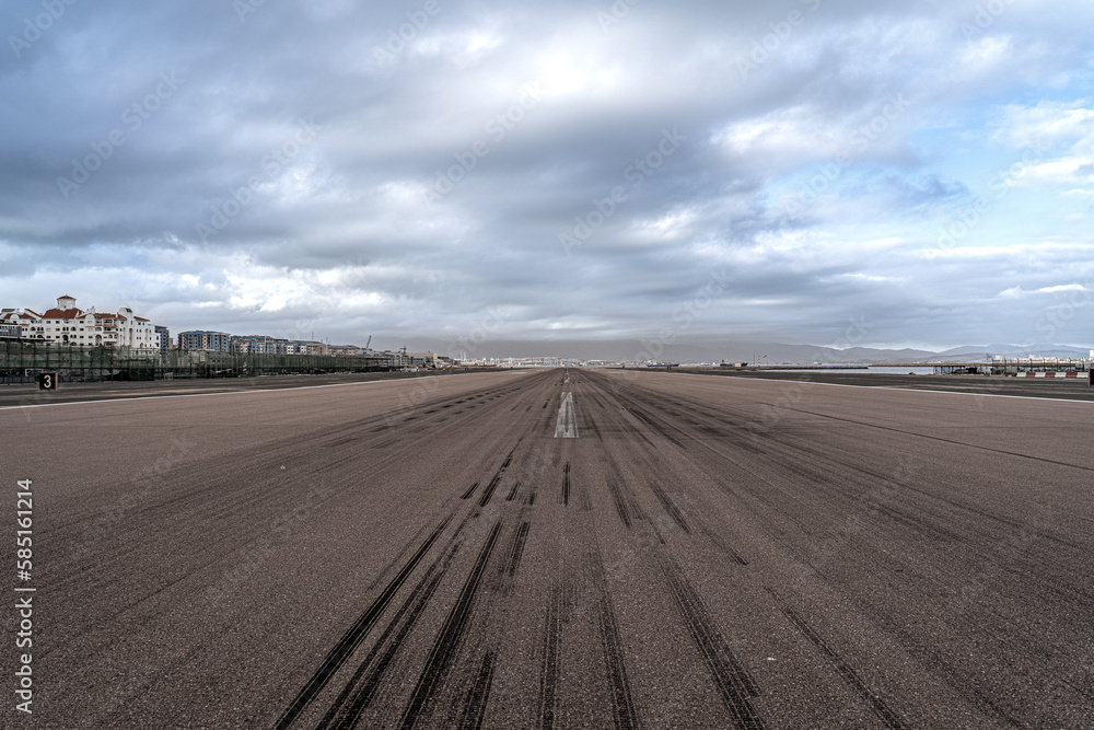 Fototapeta premium Gibraltar - Runway