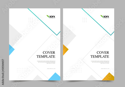 Brochure or template, annual report cover design background