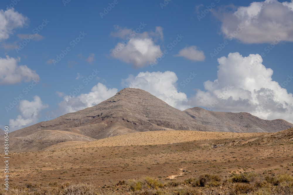 Mountains in the central Fuerteventura