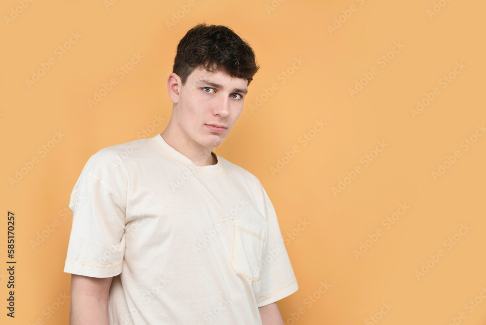 A handsome but very shy teenage boy, he does not have a confident look. A guy with a good character and good looks. The guy is smart but not sure of himself A handsome but very shy teenage boy, he does not have a confident look. A guy with a good character and good looks. The guy is smart but not sure of himself