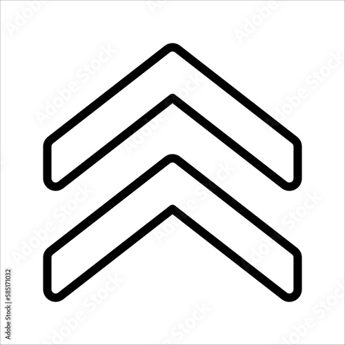 arrow icon. arrow icon page symbol for your web site design arrow icon logo, app, UI. vector illustration on white background