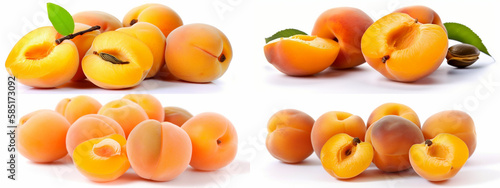 fruit, apricot, food, isolated, fresh, ripe, orange, healthy, sweet, apricots, white, yellow, dessert, diet, juicy, summer, closeup, peach, organic, nature, vegetarian, freshness, nutrition, natural, 