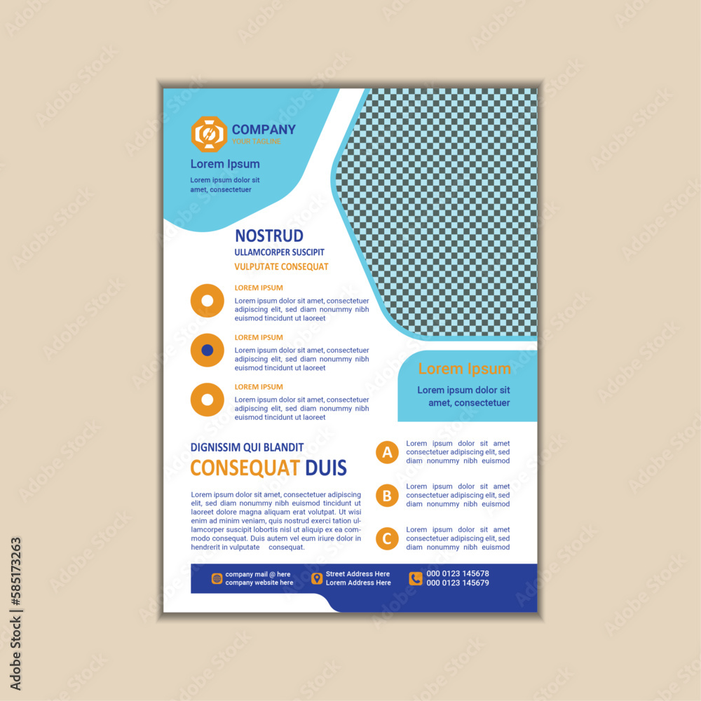 Modern Multipurpose Flyer Template - Fully Editable and Print Ready, A4 Size With Bleed. Modern Multipurpose Flyer Template - Fully Editable and Print Ready, A4 Size With Bleed.