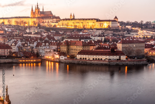 View of Prague castle  Czech Republic