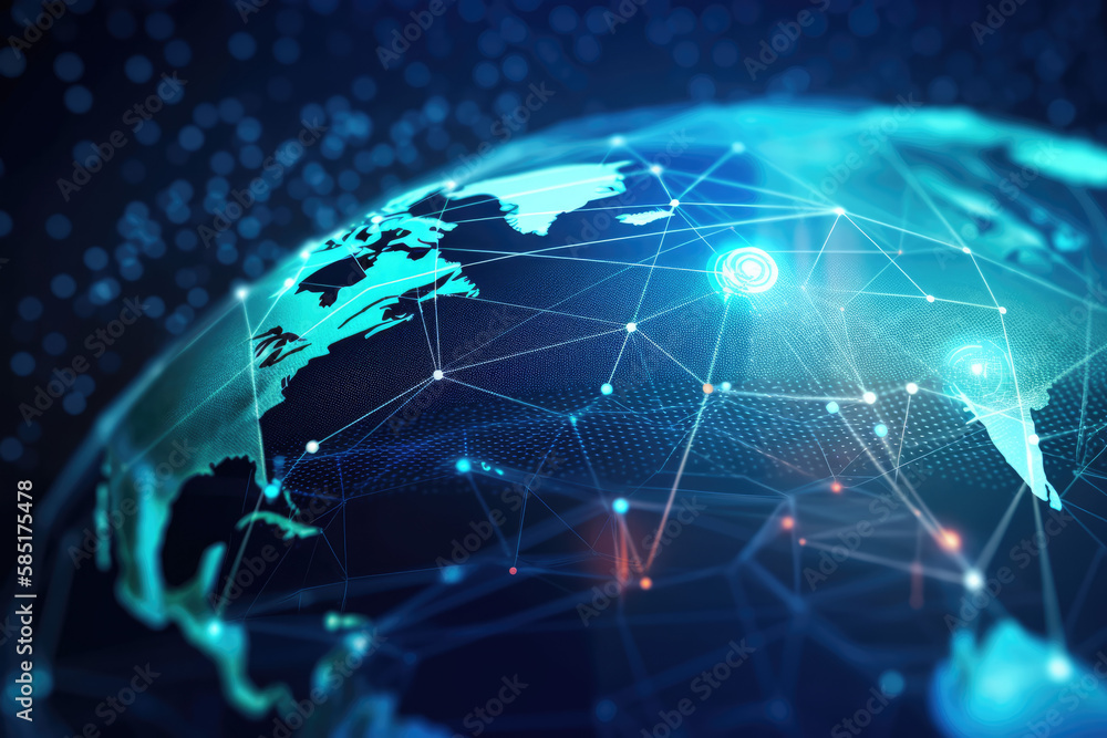 Communication technology internet business. Global world network and telecommunication on earth cryptocurrency and blockchain. generative ai. Communication technology internet business. Global world network and telecommunication on earth cryptocurrency and blockchain. generative ai.