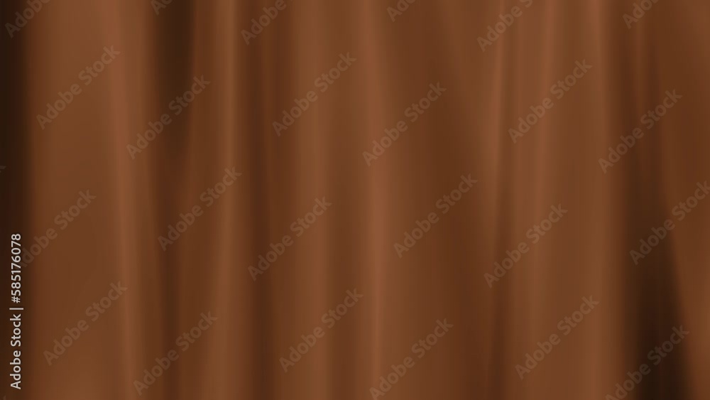 Brown wave satin fabric loop background Brown wave satin fabric loop background