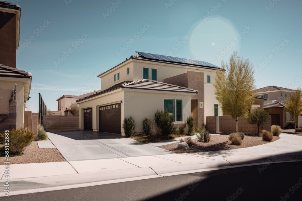 Fototapeta premium US modern house