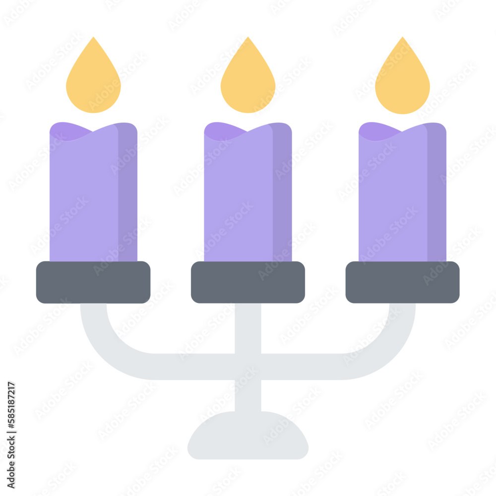 Candles Flat Icon Candles Flat Icon