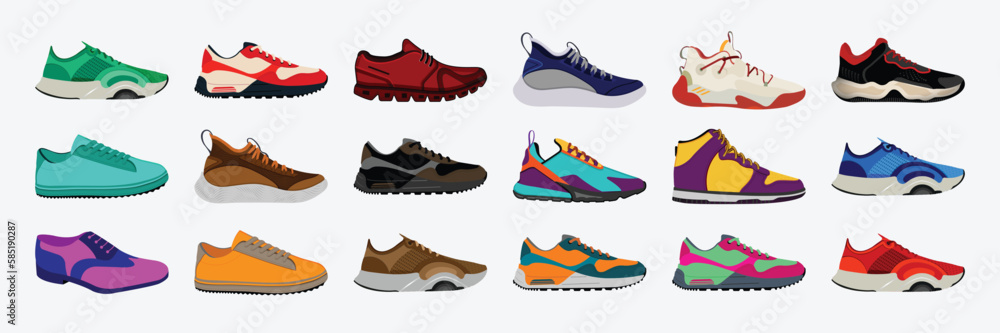 Update 189+ different types of sneakers best