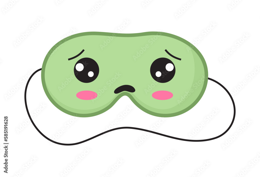 Cute mask for dreaming vector. Rest relax accessories for night collection. Sleepy mask with eyes, animals face and smiles. Cute mask for dreaming vector. Rest relax accessories for night collection. Sleepy mask with eyes, animals face and smiles.
