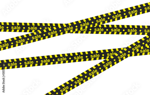 Wallpaper Mural Sale tape background. vector illustration Torontodigital.ca