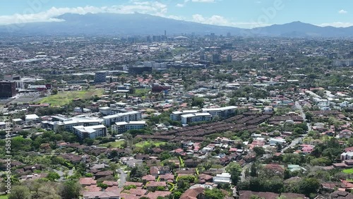 View of Escazu, Multiplaza, Plaza Roble, Distrito 4 and San Jose, Costa Rica photo