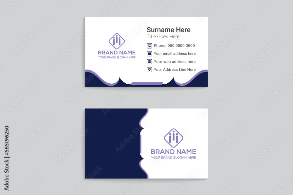 Elegant lawyer business card design Elegant lawyer business card design