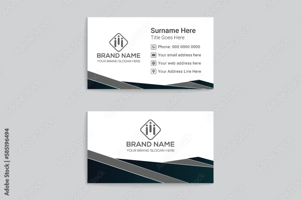 Fototapeta premium Medical business card design