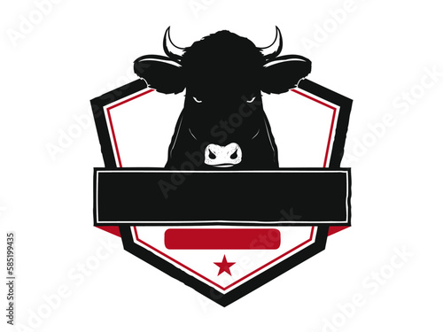 Black Bull-Cow Logo