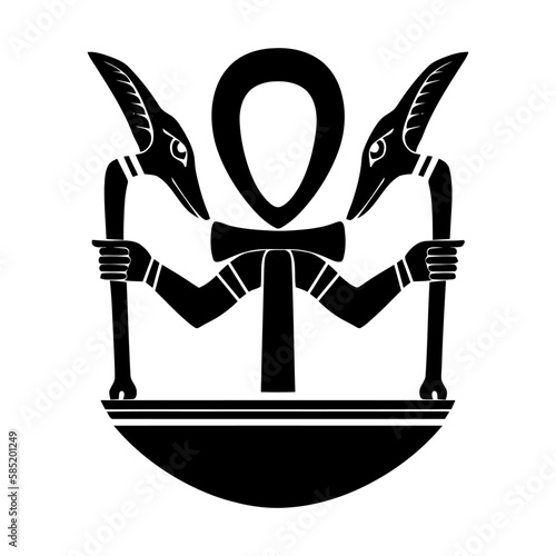 Golden Ankh Ancient Egypt vector.eps
