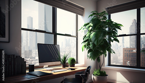 Interior of a modern office