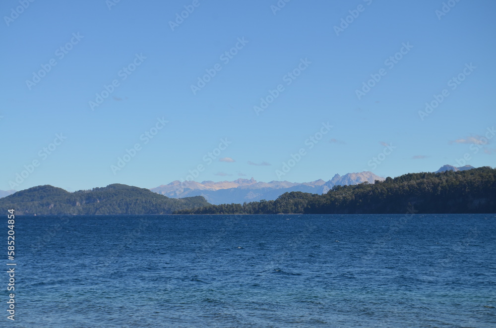 lake in villa la angostura, patagonia