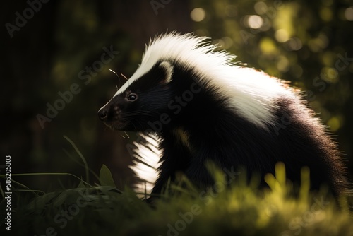Photograph of a Skunk in nature © Enea