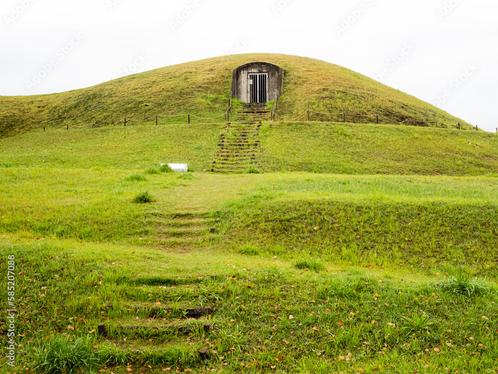 Ohakayama Kofun, part of Arioka Kofun Cluster of ancient burial mounds