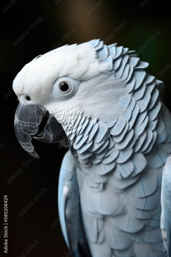 Obraz premium Grey Macaw Parrot