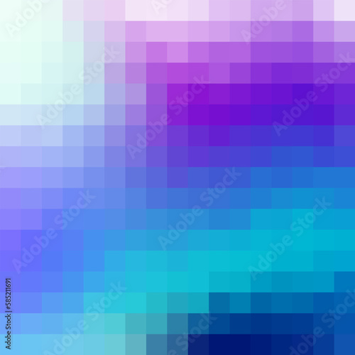 Mosaic colorful abstract background, pink, blue, purple, turquoise tones
