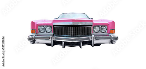 Beautiful US vintage convertible in pink