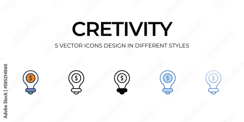 Cretivity icon. Suitable for Web Page, Mobile App, UI, UX and GUI design. Cretivity icon. Suitable for Web Page, Mobile App, UI, UX and GUI design.