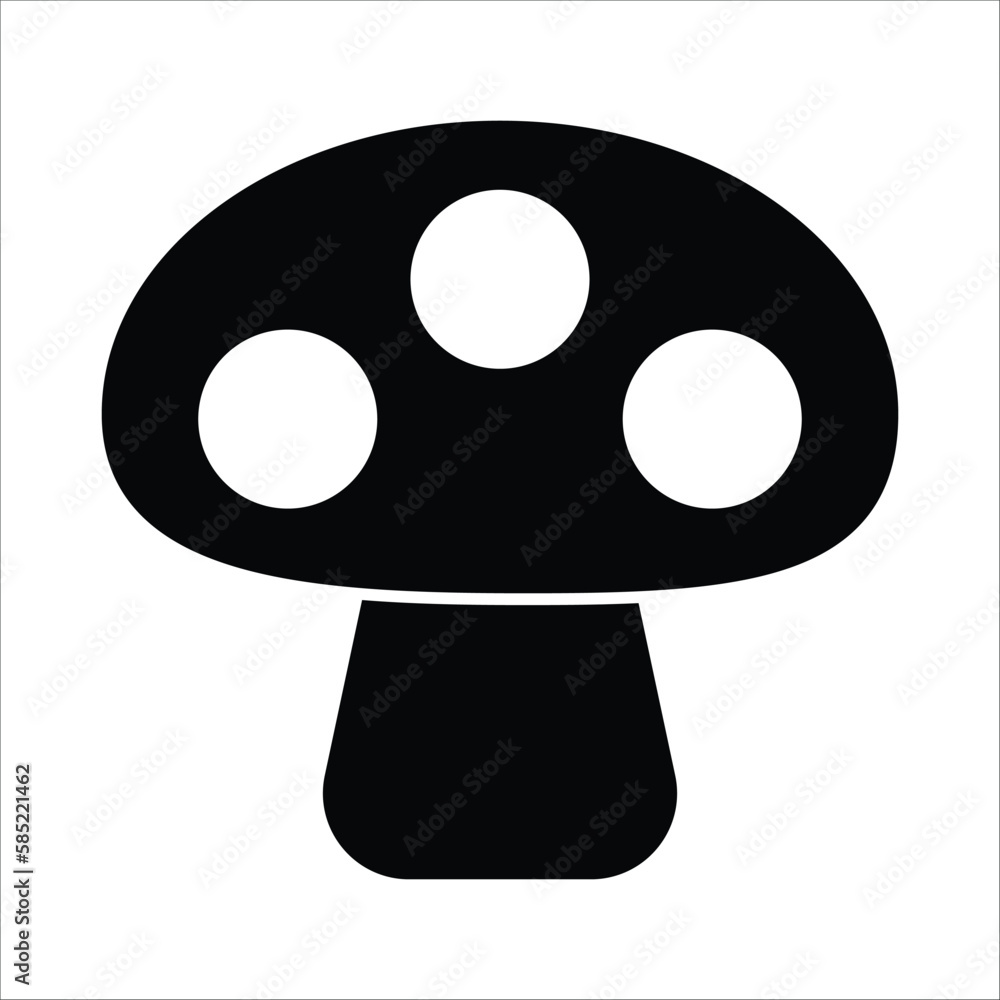 mushroom icon vector design template mushroom icon vector design template