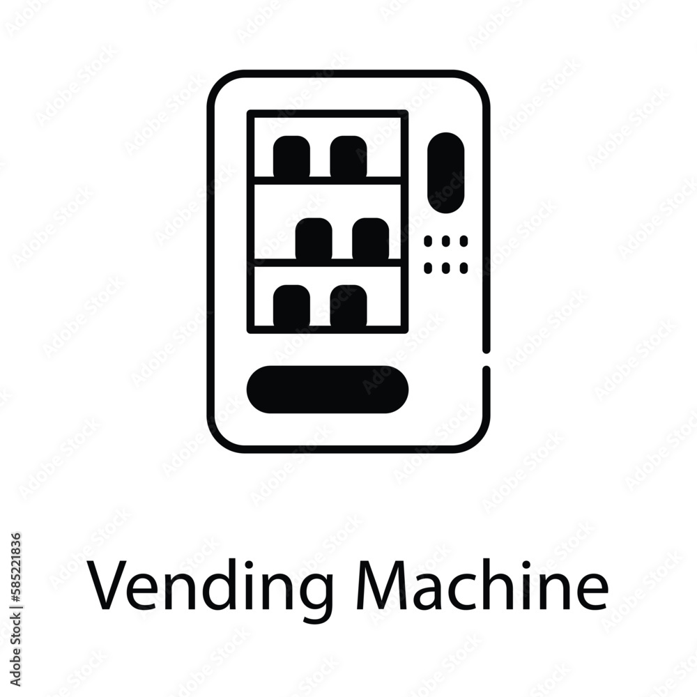 Vending Machine icon. Suitable for Web Page, Mobile App, UI, UX and GUI design. Vending Machine icon. Suitable for Web Page, Mobile App, UI, UX and GUI design.