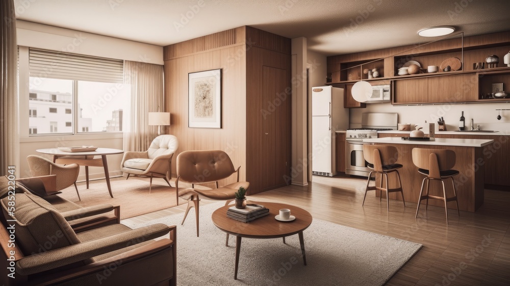Luxury Apartment Mockup Illustration Luxury Apartment Mockup Illustration
