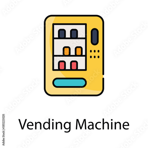 Vending Machine icon. Suitable for Web Page, Mobile App, UI, UX and GUI design.