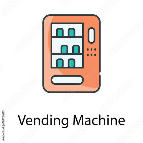 Vending Machine icon. Suitable for Web Page, Mobile App, UI, UX and GUI design.