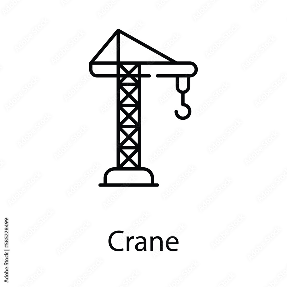 Crane icon. Suitable for Web Page, Mobile App, UI, UX and GUI design. Crane icon. Suitable for Web Page, Mobile App, UI, UX and GUI design.