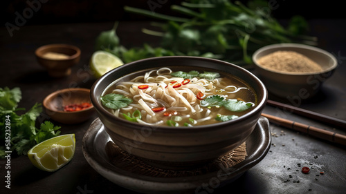 Pho Bo Soup: A Classic Vietnamese Dish in a Bowl