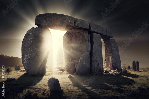 Megalithic Escalations of Pristine Sunbeams Generative AI