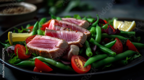 Tasty Tuna and Garden Veggies Plate