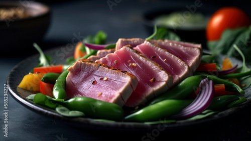 Healthy Tuna and Fresh Greens Salad