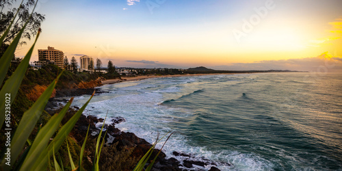 Beautiful unique landscape of popular Sunshine Coast region close to Brisbane, Queensland, Australia. Popular Destinations in the World.  photo