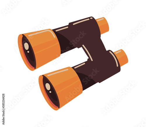 binoculars icon isolated