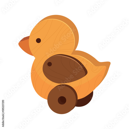 duck wooden toy