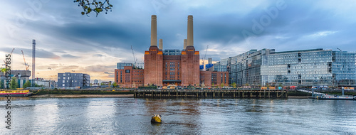 Battersea Power Station, iconic building and landmark in London, UK photo