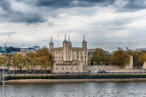 Tower of London, iconic Royal Palace and Fortress, England, UK