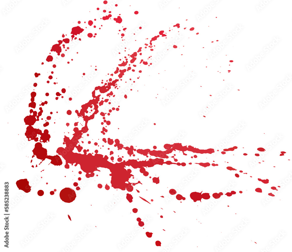 Blood splatters vector